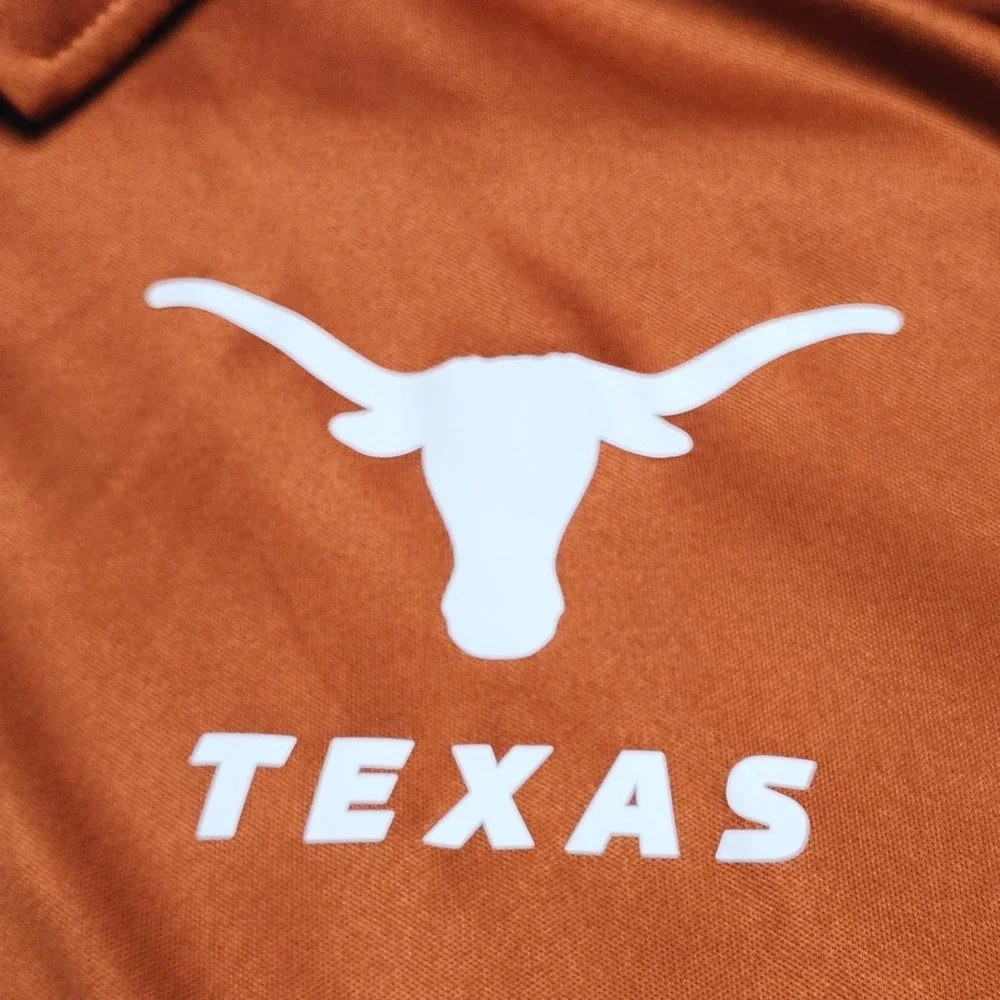 Fanatics Texas Longhorns Polo Mens 2XL XXL Orange Performance NCAA‎ Football